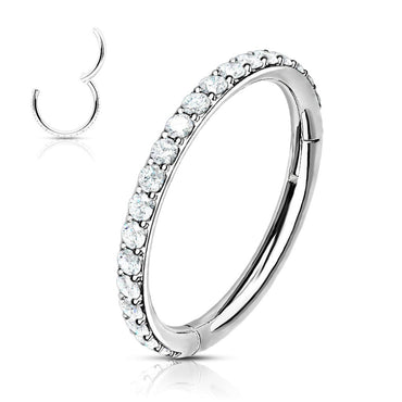 316L Surgical Steel Annealed Easy Bend CBR Multi Use Nose Hoop Ring