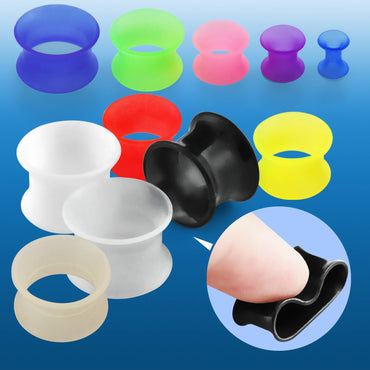 5mm Double Flare Ear Tunnel - 316L Surgical Steel Ear Plug For Stretched Ears
